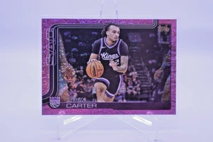 2024-25 Topps Devin Carter Rookie Pink Sand Glitter Sparkle RC - Kings H110 - Bild 1 von 2