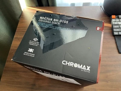 Noctua NH-D15S chromax.Black, Dual-Tower CPU Cooler with NF-A15 PWM 140mm - Image 1 of 4