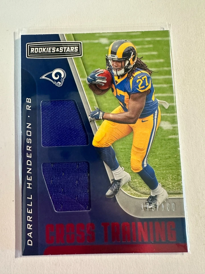 K117,976 - 2019 Rookies & Stars Cross Training Jerseys #38 Darrell Henderson/180 - Image 1 of 1