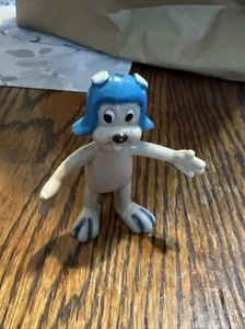 ROCKY BULLWINKLE VINTAGE BENDY BEND TOY JESCO 1985 Jay Ward flying squirrel - Picture 1 of 3