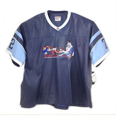 PLATINUM FUBU, Fat Albert and the Junkyard Gang, MEN'S COWHIDE LEATHER JERSEY, F - Image 1 of 2