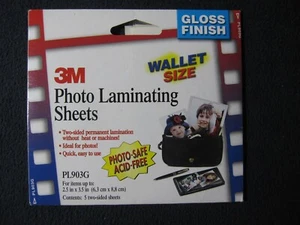 Scotch Self-Sealing Laminating Pouches, Gloss Finish, 2.5 Inches x 3.5 Inches,.. - Picture 1 of 2