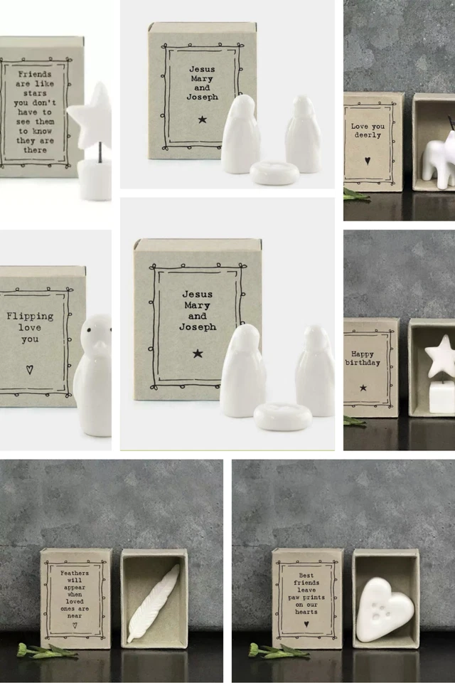 Casa de cerillas de porcelana del este de la India - recuerdo encantador Foto 1 de 1