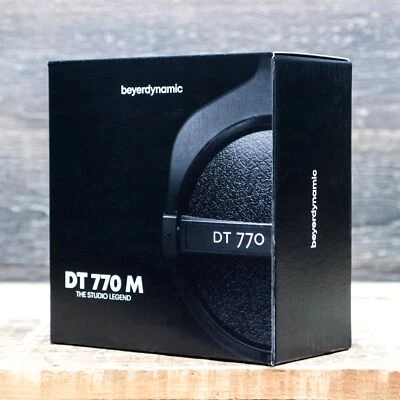 Beyerdynamic DT 770 M 80 Ohms Closed-Back Monitor Headphones w/High Attenuation - Image 1 of 2