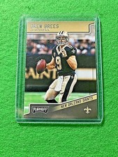 DREW BREES CARD JERSEY #9 NEW ORLEANS SAINTS - 2018 PLAYOFF FOOTBALL SP