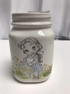New Disney Animators' Collection Mason Jar Ceramic Mug Belle Jasmine Cinderella - Picture 1 of 3
