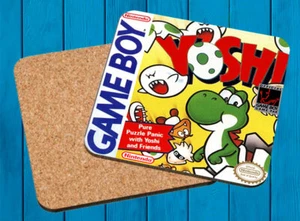 YOSHI NINTENDO GAME BOY POSAVASOS MADERA WOODEN COASTERS - Imagen 1 de 1