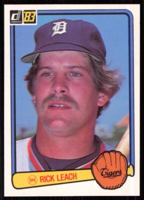 1983 Donruss Rick Leach Detroit Tigers #81 - Image 1 of 2