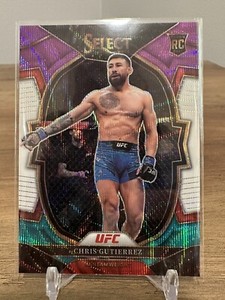 2023 Panini UFC Select Chris Gutierrez Tri Color Concourse Rookie RC