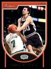 2007-08 Bowman Manu Ginobili San Antonio Spurs #51