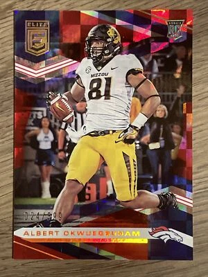2020 Donruss Elite Red #163 Albert Okwuegbunam /399 - Image 1 of 2