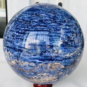 Blue Sodalite Ball Sphere Healing Crystal Natural Gemstone Quartz Stone 3220G - Afbeelding 1 van 12
