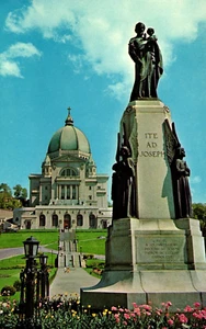 Postal Estatua de San José, Montreal, Quebec Canadá - Imagen 1 de 2