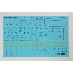 Decals Stencils for P-39 Airacobra FOXBOT 72-031 Scale 1:72 - Picture 1 of 24