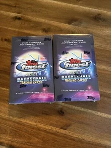 LOT OF 2 Boxes - 2021 Topps Finest Basketball Boxes - Autographs FREE SHIPPING! - Picture 1 of 3