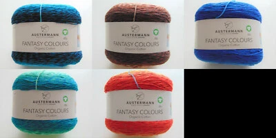 Fantasy Colours - Austermann - 250g - Organic Cotton - Garn - Wolle - 100g/8,70€ - Bild 1 von 3