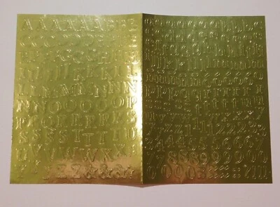 Hojas de pegatinas Creative Memories ~ alfabeto ABC 123~ tú eliges~ totalmente nuevas Foto 1 de 3