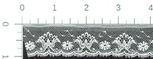 Lace. Vintage French Val Lace. Cotton. Made in France, Price per Yard. - Picture 1 of 4