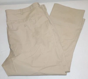 Men's IZOD Advantage Performance Straight Fit Tan 5 Pkt Pants 40x29 - Picture 1 of 6