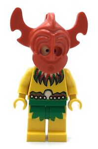 LEGO ISLANDER MINIFIGURE KING KAHUKA WITH ISLANDER MALE HEAD