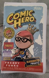SDCC 2023 Funko Blockbuster Rewind - Comic Hero Freddy Funko - CHASE - LE - Picture 1 of 4