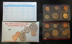 1994 United States Mint Uncirculated Coin Set with P and D Mint Marks - Picture 1 of 1
