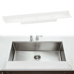 Sink Edge Protector Guard - 4.5'' x 26'' Kitchen Sink Splash Guard Silicone K... - Picture 1 of 8
