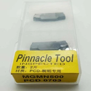 【NEW】2pcs MGMN500 PCD 0703 Used for Aluminum Diamond INSERT - Picture 1 of 5