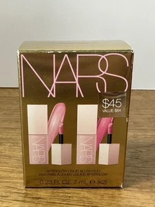 Nars Afterglow Liquid Blush Duo ORGASM & BUBBLY Size 0.23 oz 7mL BNIB New - Picture 1 of 6
