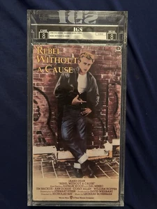 Graded & Sealed Rebel Without A Cause James Dean VHS 8 Near Mint IGS - Picture 1 of 6