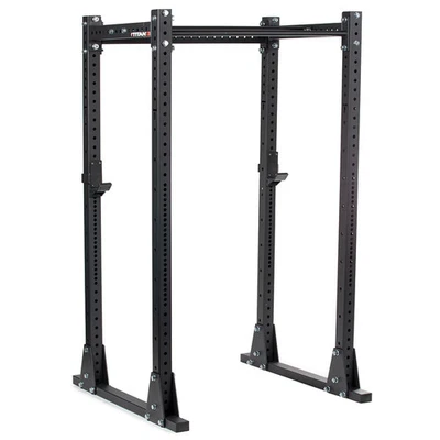Titan Fitness X-3 Series Rack de Alimentação para Pé Plano, 82"A x 30"D, Suportes para Placa de Peso - Imagem 1 de 4