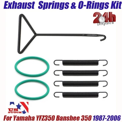 Kit de resorte de escape para Yamaha Banshee 350 87-06 con juntas tóricas y herramienta extractora de resorte Foto 1 de 4