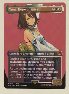 Yuna, Hope of Spira Borderless - Mythic - Final Fantasy Magic The Gathering - Imagen 1 de 2