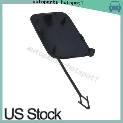 Black Front Bumper Tow Hook Eye Cover Cap For Audi A3 /A3 Quattro 2015 2016 2.0L - Image 1 of 4