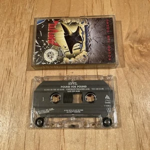 Anvil - Pound For Pound CASSETTE TAPE 1st US issue accept judas priest exciter - Picture 1 of 3