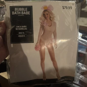 Women's Sexy Bubble Bath Babe Costume XL - Picture 1 of 4