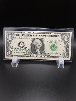 1974 - 1 Dollar bill Autographed note paper money. Very Nice Bill. - Image 1 of 4