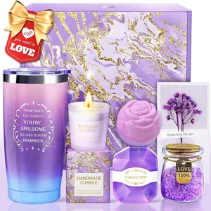Gifts for Women, Mothers Day Gift Basket for Wife, Mom, Girlfriend, Her - Birthd - Picture 1 of 6