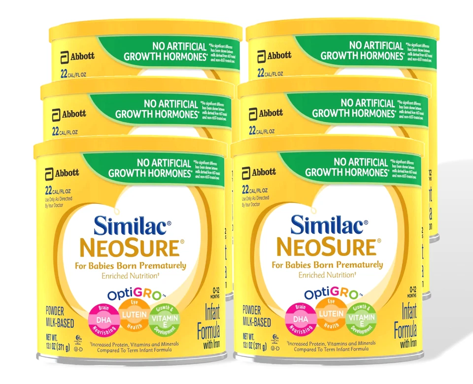 6 Similac Neosure Powder Formula 13.1.oz Cans for Premature - Exp 11/2026 - Image 1 of 4