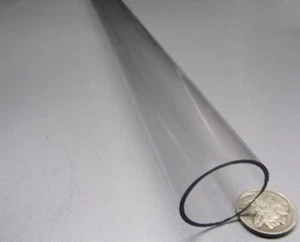 Kmac Polycarbonate Round Clear Tube / Tubing 1.25" x 1.125" (1 1/4" x 1 1/8") - Picture 1 of 74