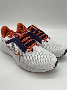 Men's Nike Air Zoom Pegasus 40 Clemson Tigers Running Shoes DZ5966-100 Size 11 - Picture 1 of 14