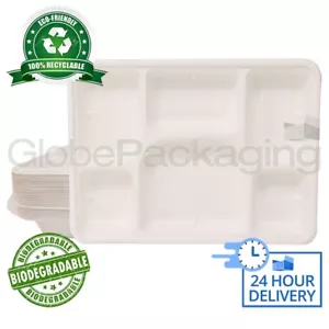 400 x PIASTRE THAIGLI PREMIUM BIANCHE PESANTI ""6 SCOMPARTI"" - 9x12" - Foto 1 di 5