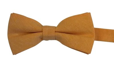 light ochre yellow gold mustard bow tie dickie father men by Frederick Thomas - Image 1 of 2