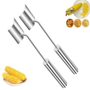 Corn Peeler corn stripper,Corn on the Cob Remover Long Handle stainless steel... - Picture 1 of 8