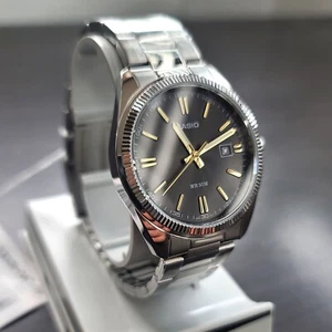 Reloj Casio Hombre Analógico Acero Inoxidable Banda Plateada Original Nuevo MTP-1302D-1A2VDF - Imagen 1 de 13