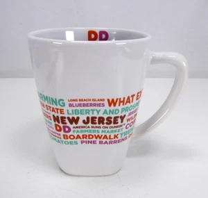Dunkin Donuts 2016 Destinations Series New Jersey NJ Mug White Interior - Picture 1 of 12