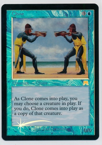 MTG Onslaught Clone #75 Foil Rare Near Mint NM Magic the Gathering RSY7