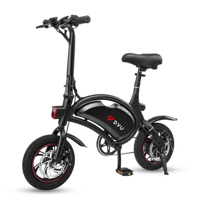 DYU 12" Folding Electric Bike for Teens, 250W 36V/7.5AH, Commuter City✨