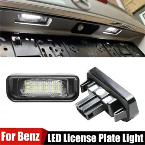 For Mercedes Benz W220 S430 S500 S600 Led License Plate Lamp Lights White 12V - Picture 1 of 10
