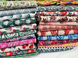 Vintage 100% Cotton Fabric Bundles Fat Quarters Squares Craft Sewing Floral - Picture 1 of 17